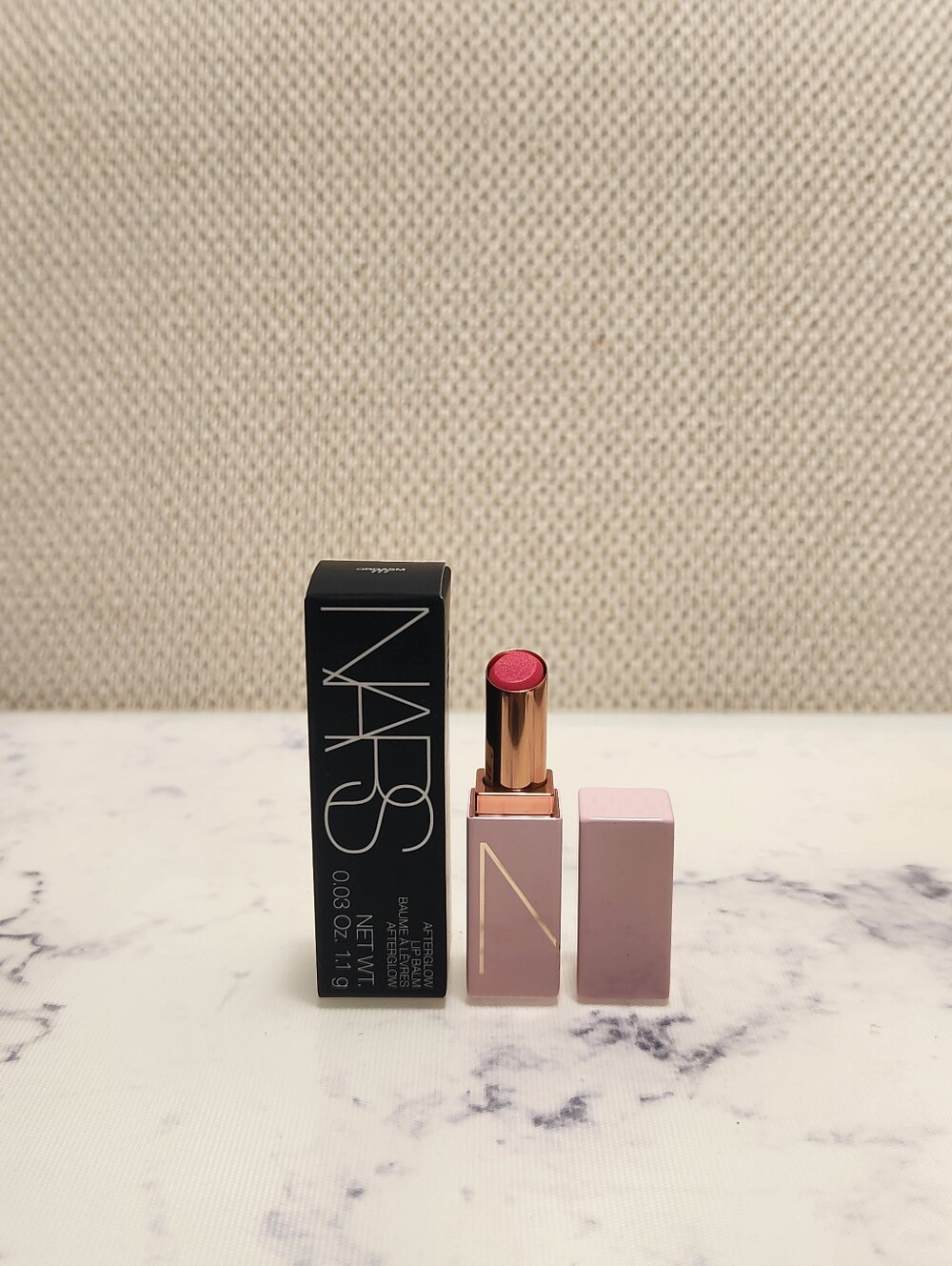 NARS Afterglow Lip Balm 777 Orgasm Mini Travel Size .03 oz